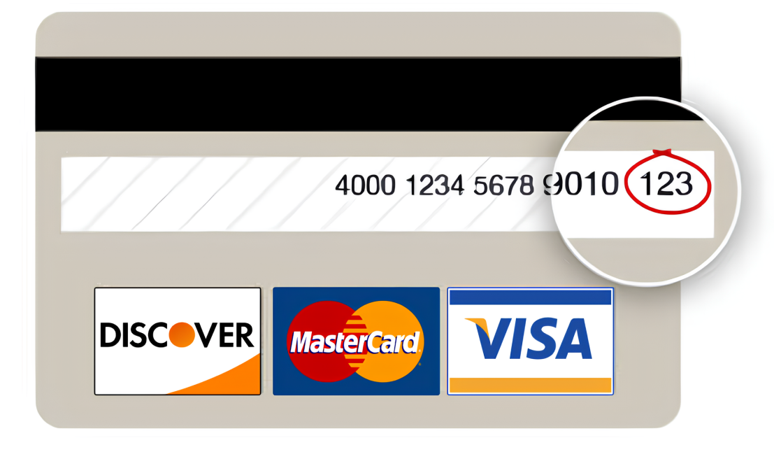 CVV code location